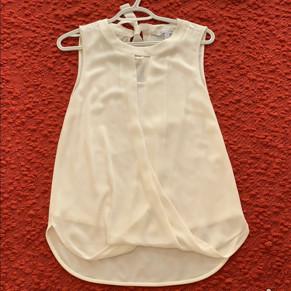 41 Hawthorn Mixed Material Blouse, S